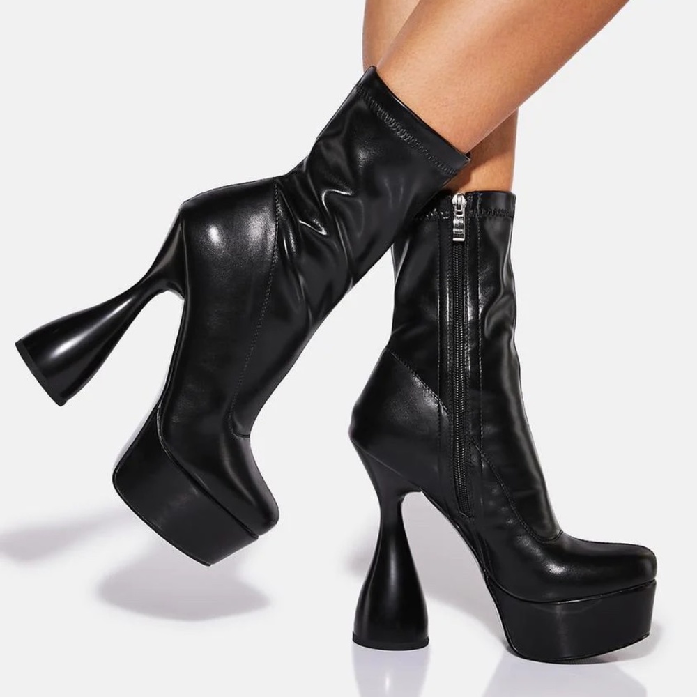 Akira AZALEA WANG Apollo Chunky Platform Ankle Boots